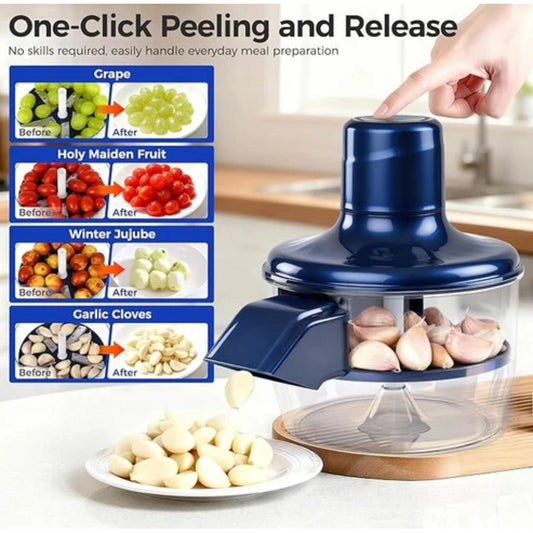 ZEERAL Plastic Solid An Electric Automatic Peeler (Blue)