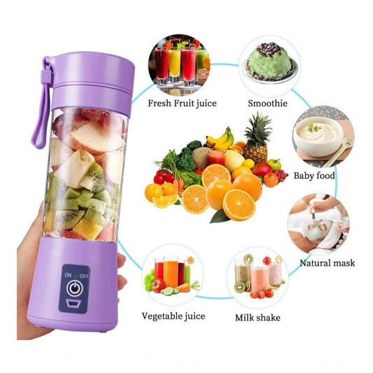 ZEERAL Plastic Solid Electric USB Juicer (Purple)