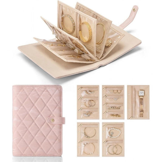 Generic Jewelry Organizer Book (Beige)
