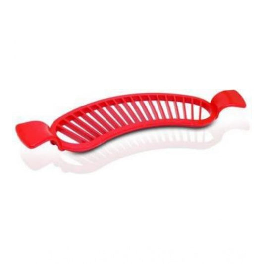 Generic Pack of 8_Banana Slicer Cutter And Chopper – Plastic Fruit Slicers for Salads (Color: Assorted )
