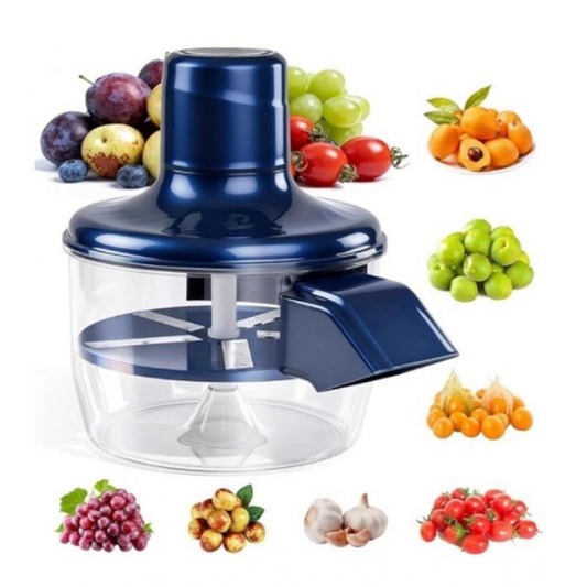 ZEERAL Plastic Solid An Electric Automatic Peeler (Blue)