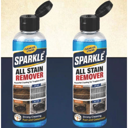 Generic Pack of 2 Sparkle Kitchen Stain Remover Liquid Bottles 100 ML