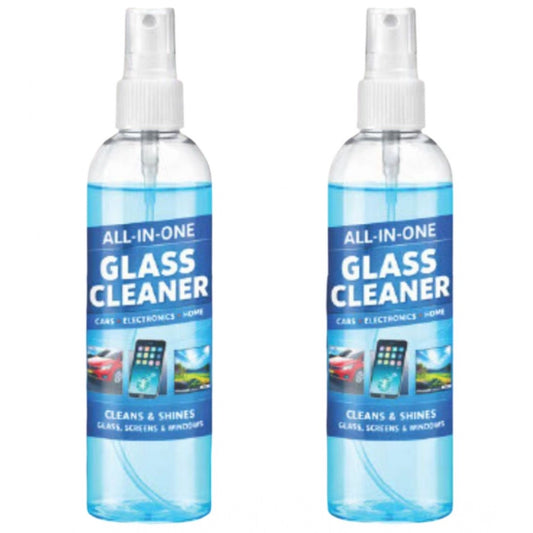 Generic Pack of 2 All-in-One Glass Cleaner Spray Bottles 100 ML