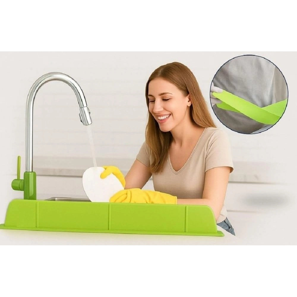 ZEERAL Silicone Sink Splash Guard for Kitchen (Multicolor)