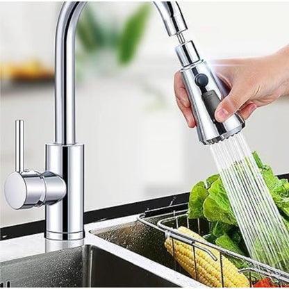 ZEERAL 360 Degree Movable Faucet (Silver)