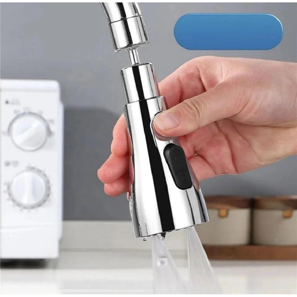 ZEERAL 360 Degree Movable Faucet (Silver)