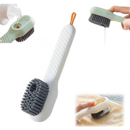 ZEERAL Pack of 3 Soap Dispensing Cleaning Brush (Multicolor)
