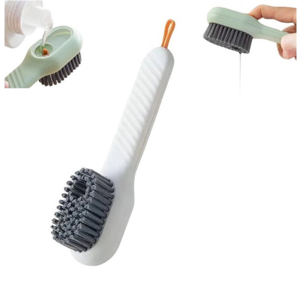 ZEERAL Pack of 3 Soap Dispensing Cleaning Brush (Multicolor)