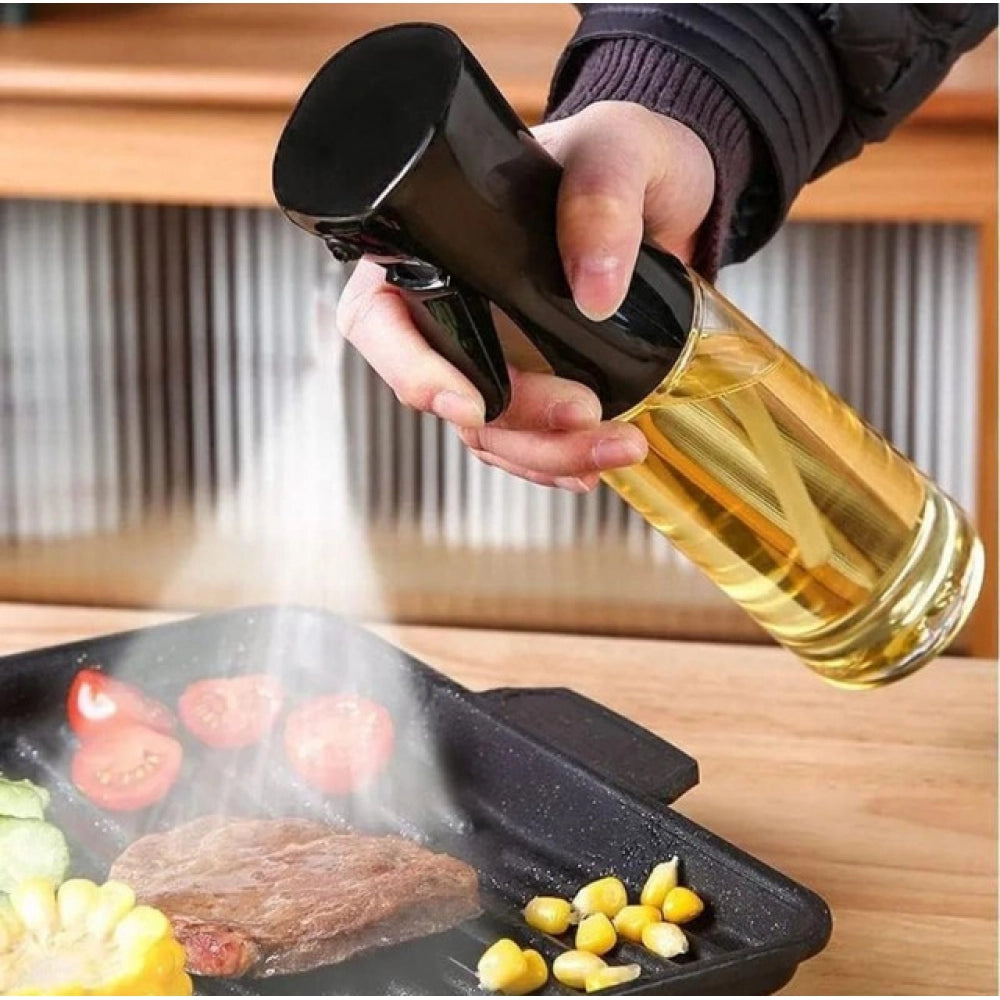 ZEERAL Pack of 2 Oil Sprayer for Cooking (Black)